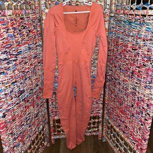 FP Movement Good Karma Long Sleeve Onesie Autumn Leaves XS/S